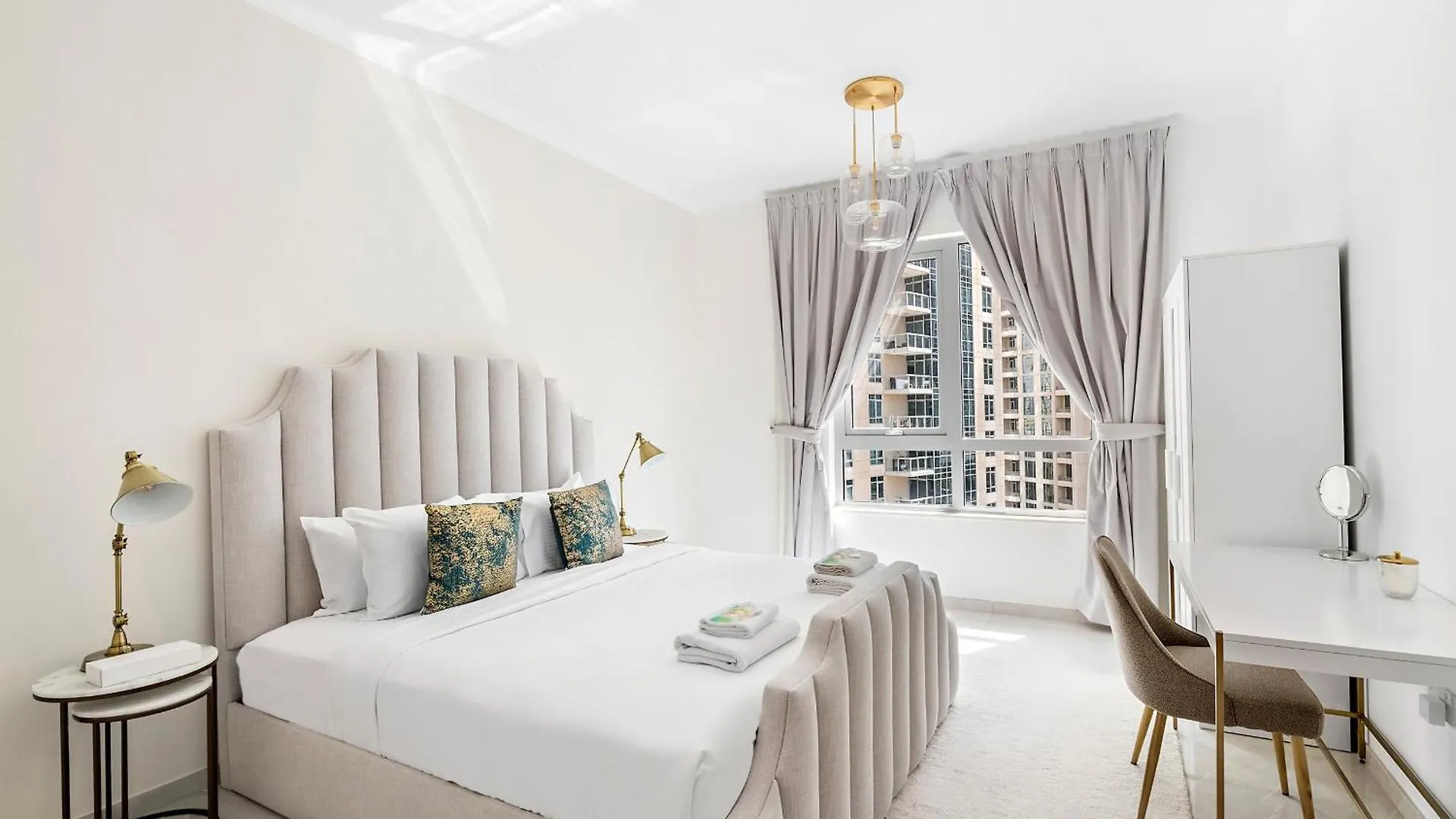 Apartmán Sophisticated 2Bdr-Burj Khalifa & Fountain View Dubaj Spojené arabské emiráty